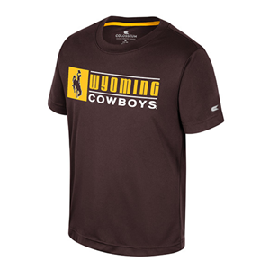 Colosseum® Bucking Horse with Wyoming over Cowboys Tee