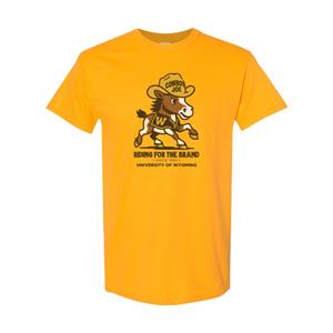 TEE COWBOY JOE PONY RIDE FOR THE BRAND -  gold