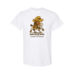 TEE COWBOY JOE PONY RIDE FOR THE BRAND -  white